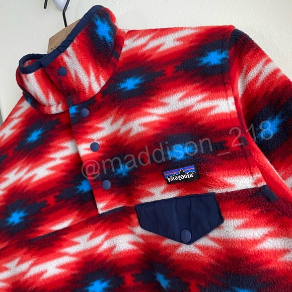Patagonia Small Synchilla Wild Desert Snap-T Pullover Western Aztec S - Picture 5 of 11